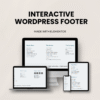 Interactive WordPress Footer For Elementor