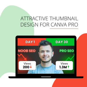 Attractive YouTube Thumbnail Design for Canva Pro