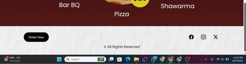 Footer Section of Hostinger Website