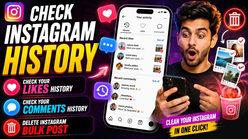How to Check and Delete Your Instagram Watch History, Likes, Comments, and Posts