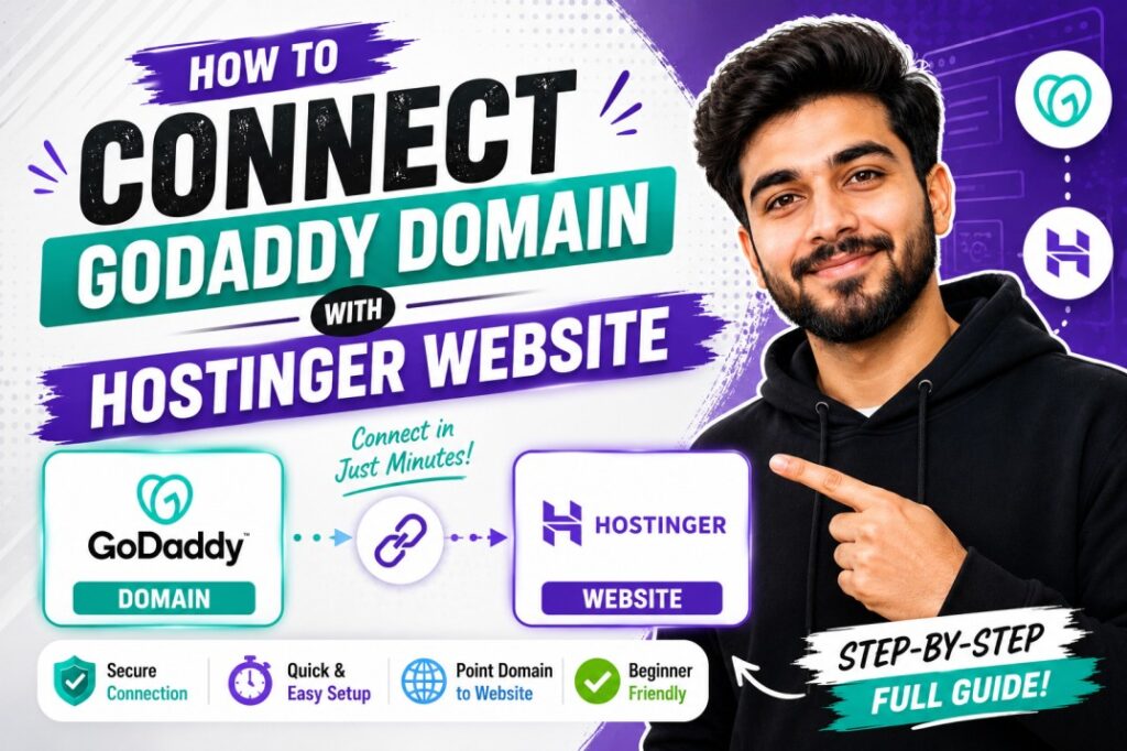 How to connect GoDaddy domain with Hostinger website