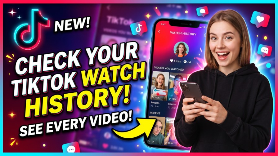 Check your TikTok watch history